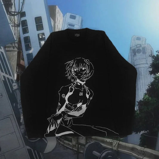 Neon Genesis Evangelion Sweater Black