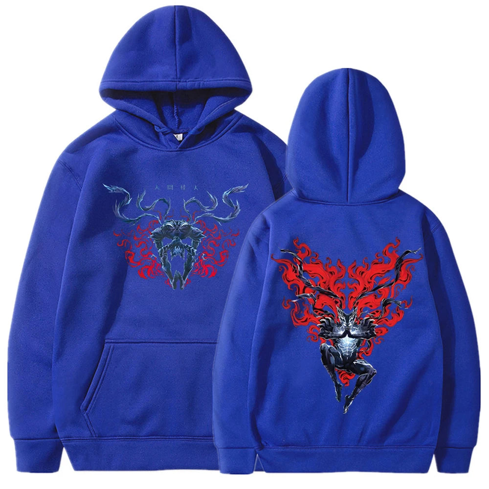 One-Punch Man Villain Hoodie Royal Blue