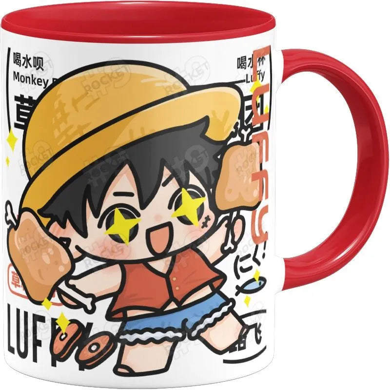 Taza de anime manga One Piece Luffy Chopper. Vendido Individualmente. -   México