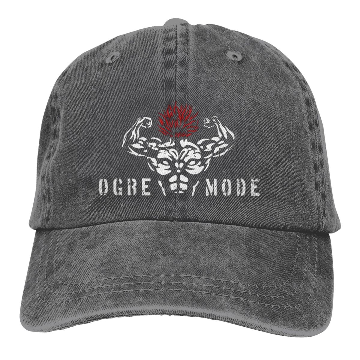 The Ogre Mode Baki Baseball Cap Dark Gray One Size Fits All