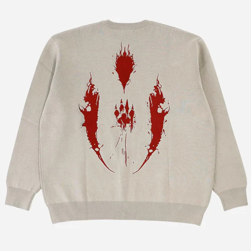 Mononoke Wolf Anime Sweater