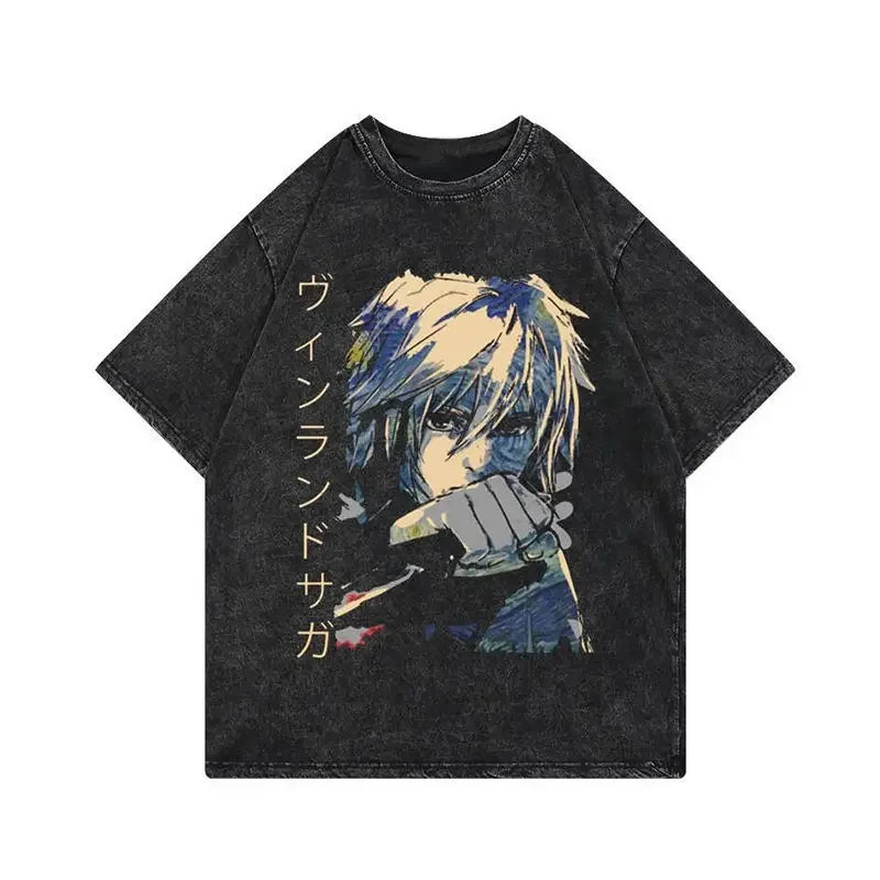 Vinland Saga Anime Vintage T-shirt Style 2