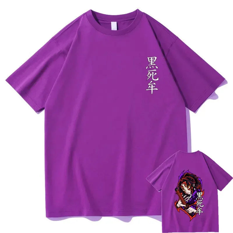 Demon Slayer Kokushibo T-shirt Purple