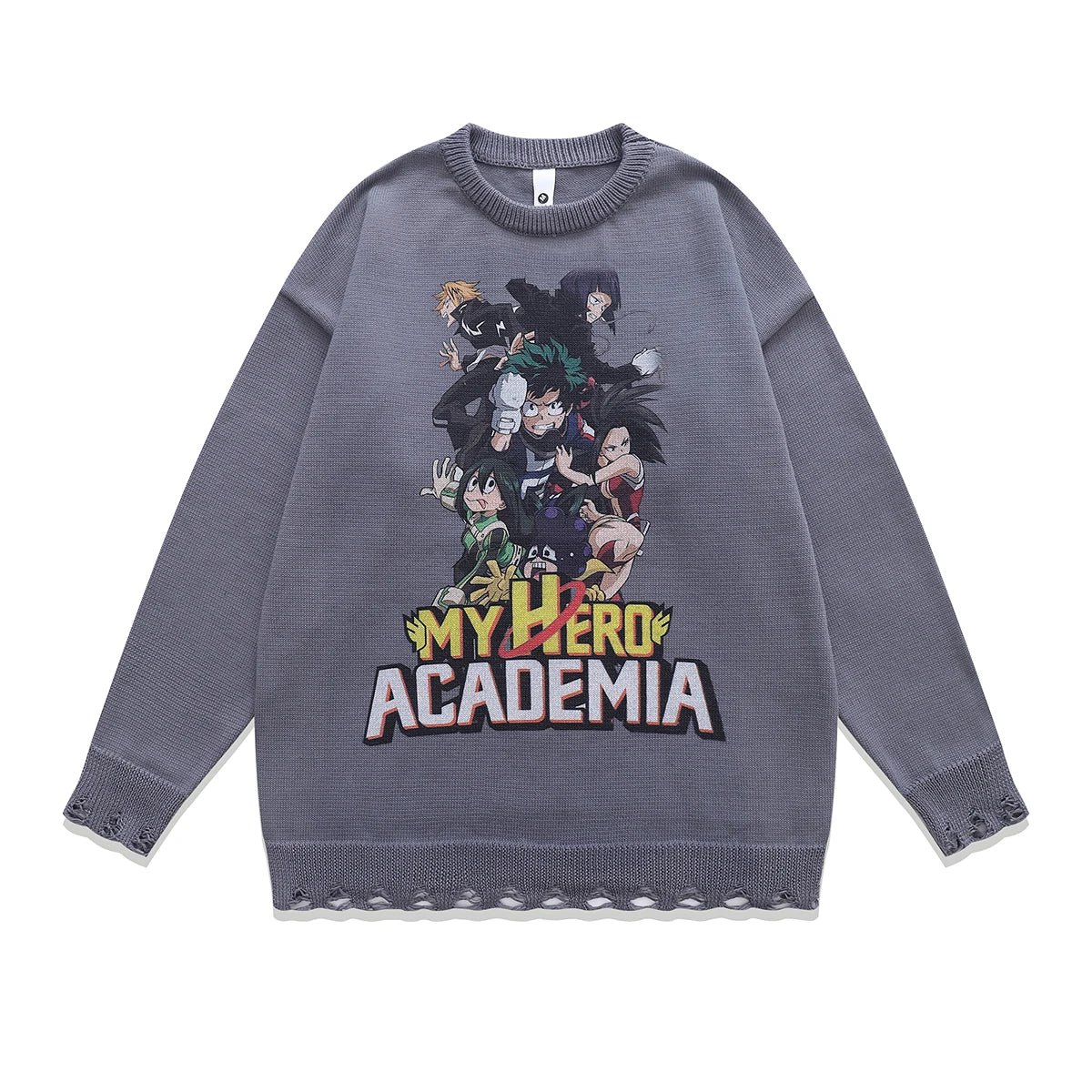 My Hero Academia Sweater Grey