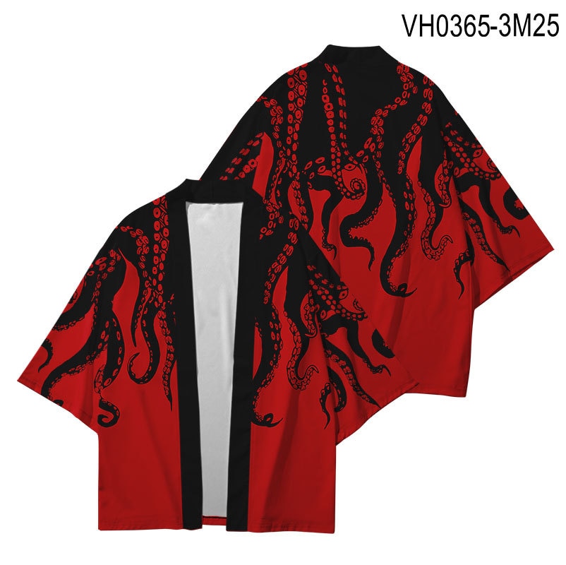 Japanese Octopus Style Kimono Dress Style 3