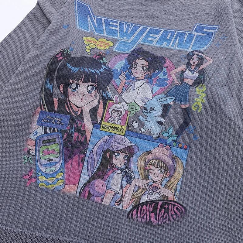 Anime New Jeans Sweater