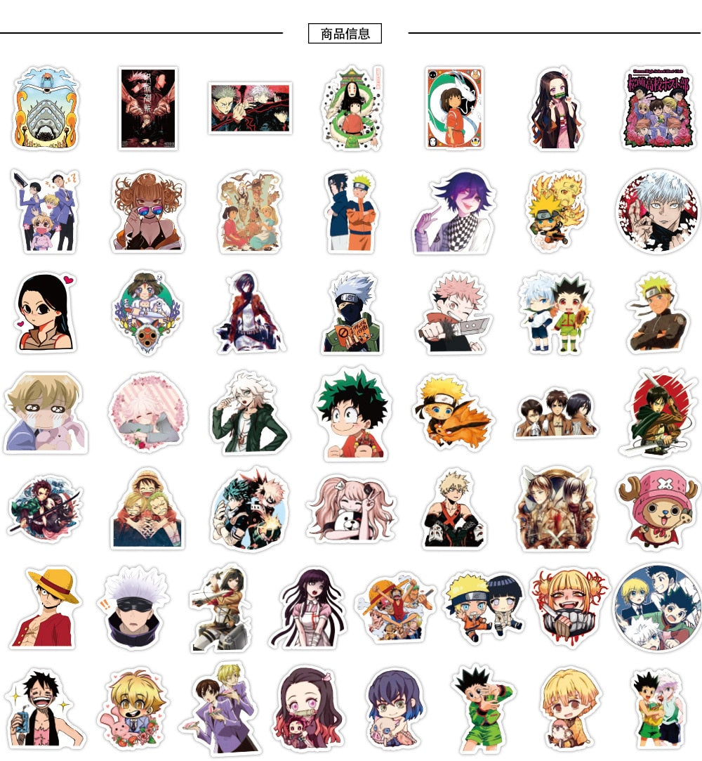 Studio Ghibli Movie Characters Random 10 PCS Anime Stickers – No Duplicates  | Inox Wind