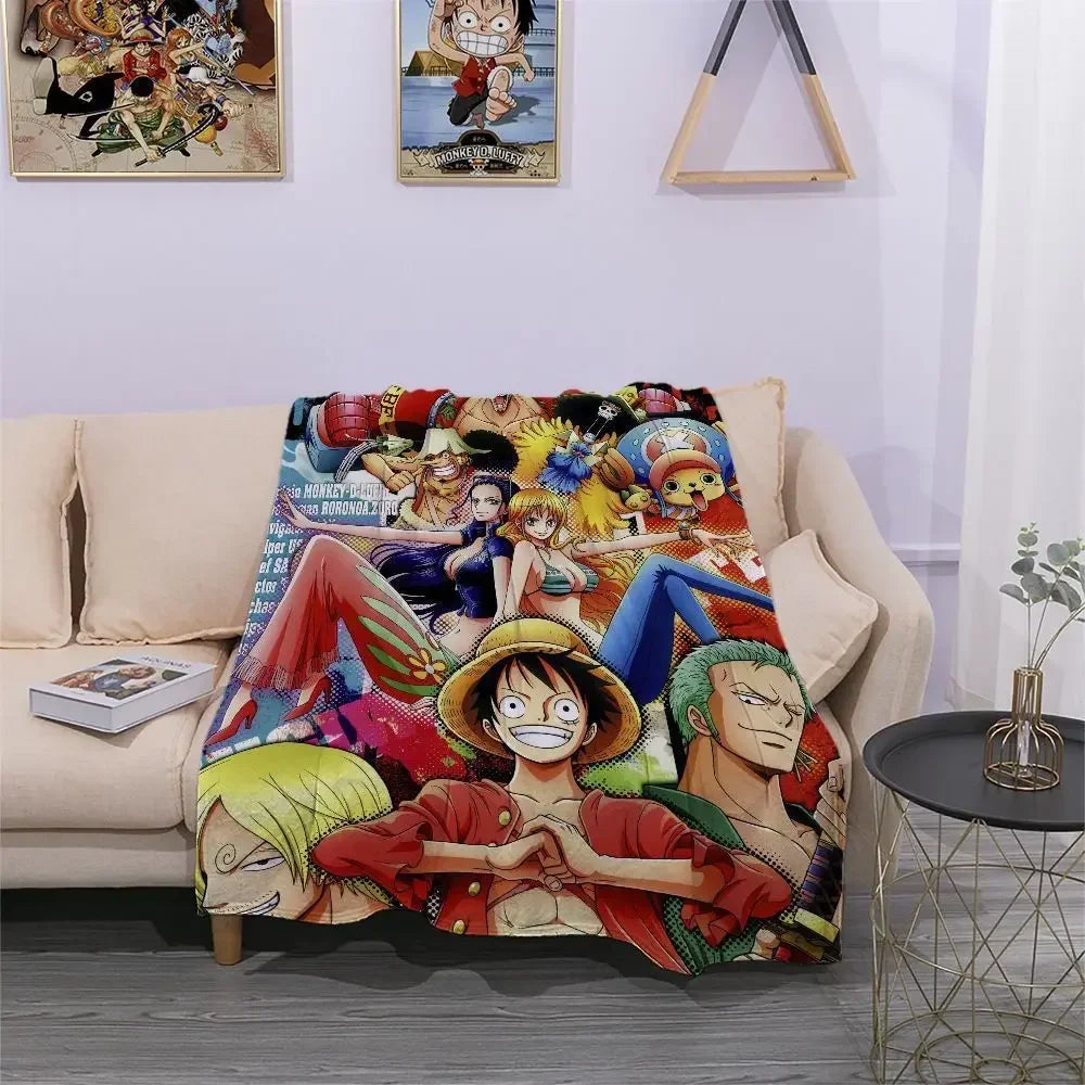 One Piece Luffy Wanted Blanket Style 8