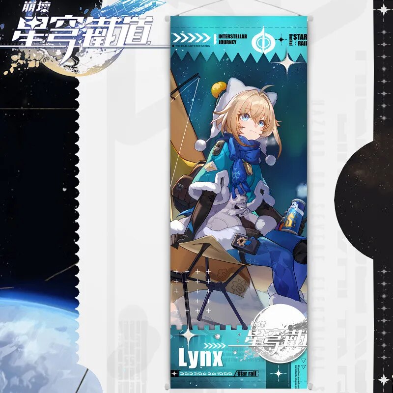 Honkai Star Rail Scroll Canvas Poster Lynx