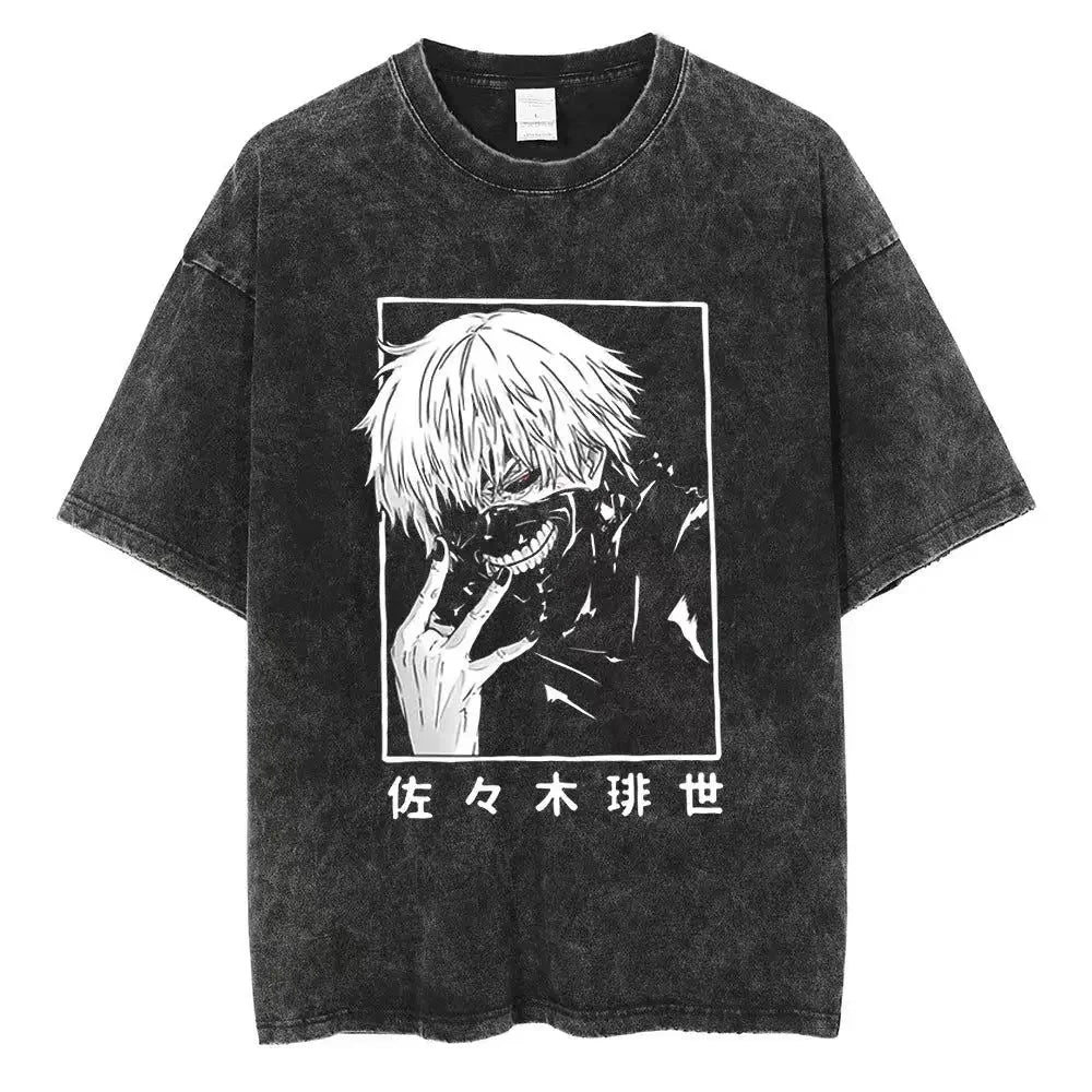 Tokyo Ghoul Kaneki Ken Vintage Tshirt Style 3