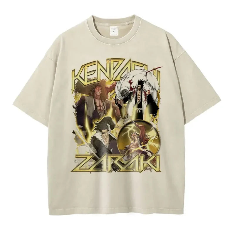 Bleach Zaraki Kenpachi Vintage T-shirt Style 18