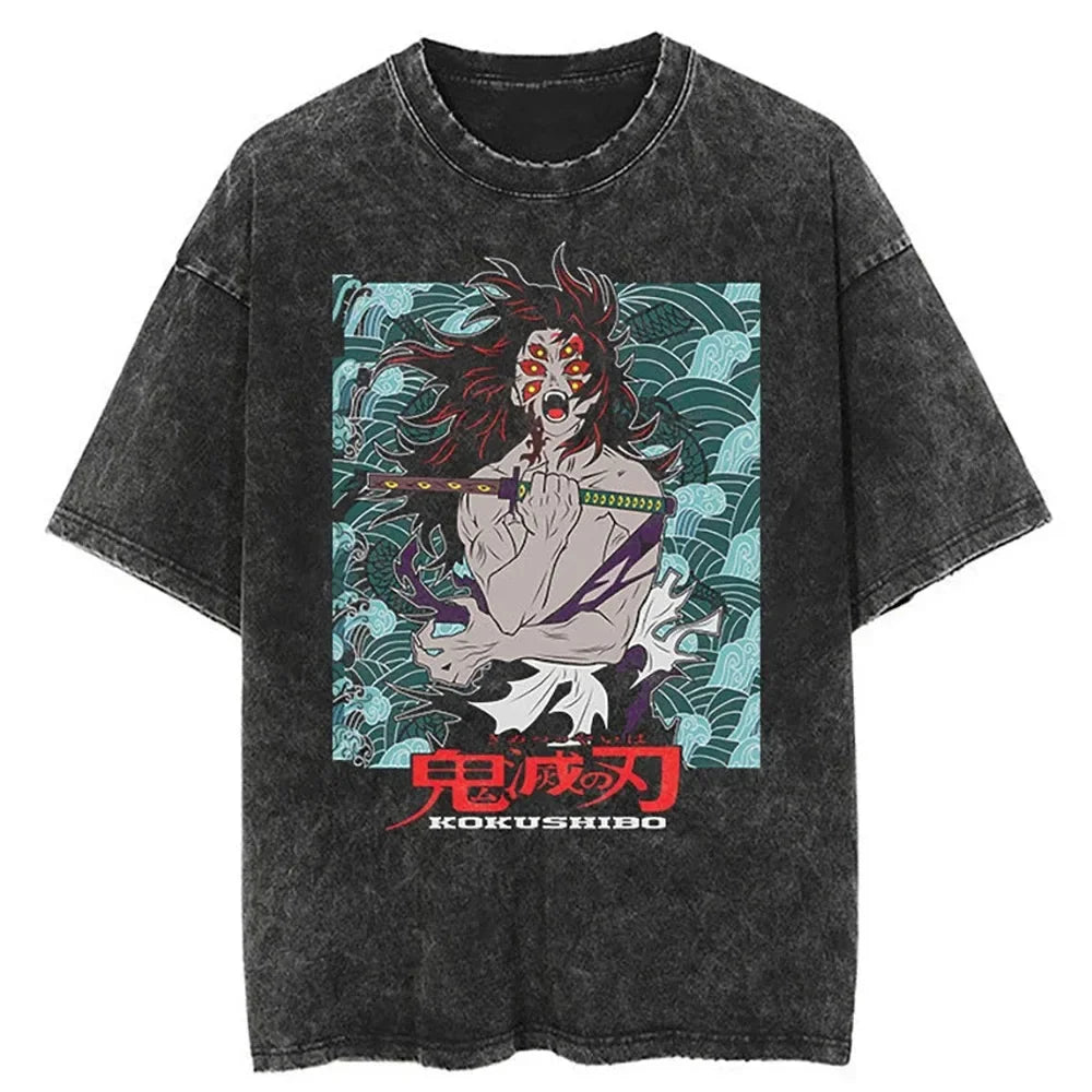 Demon Slayer Hashira Vintage Tshirt Style 13