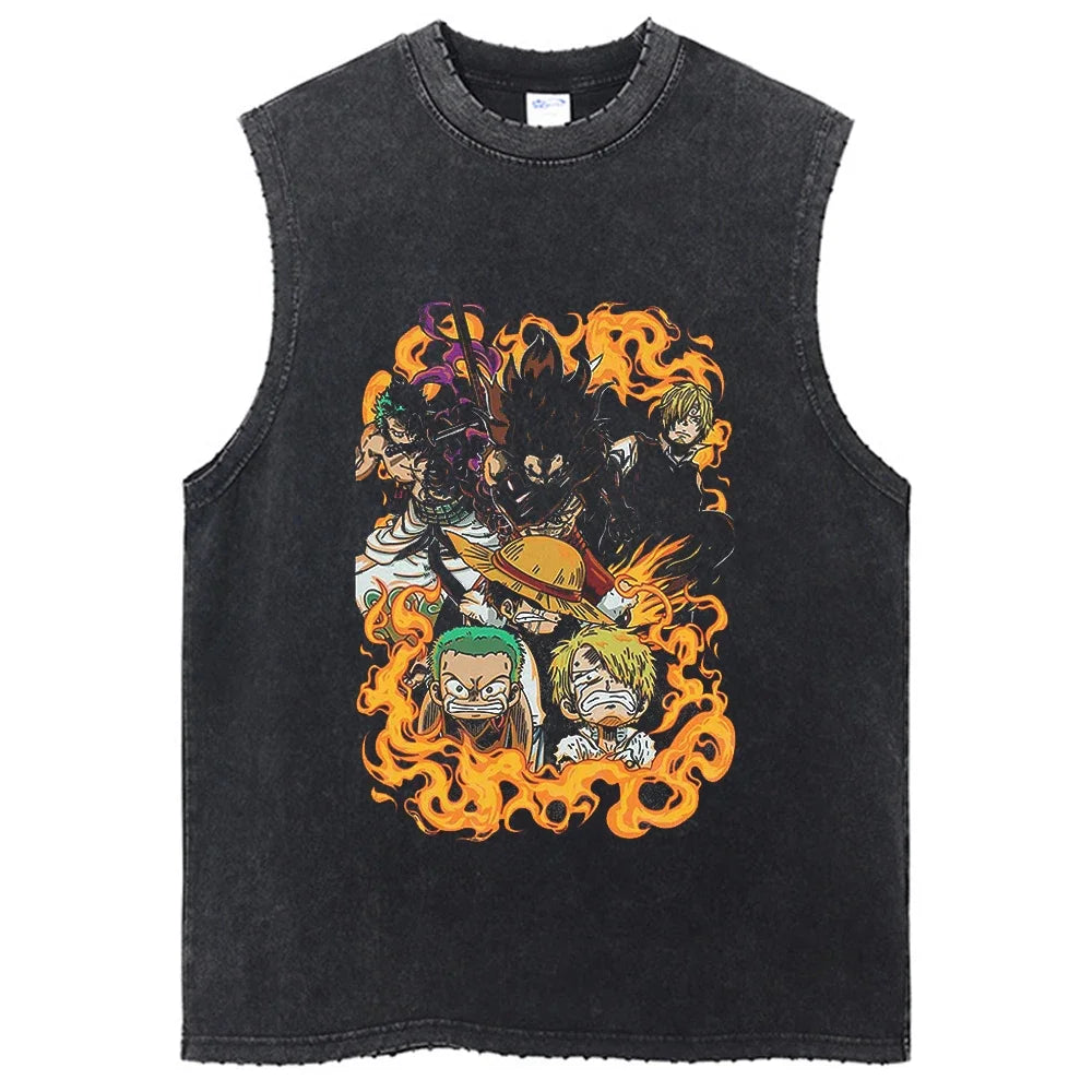 One Piece Luffy Tanktop Style 6