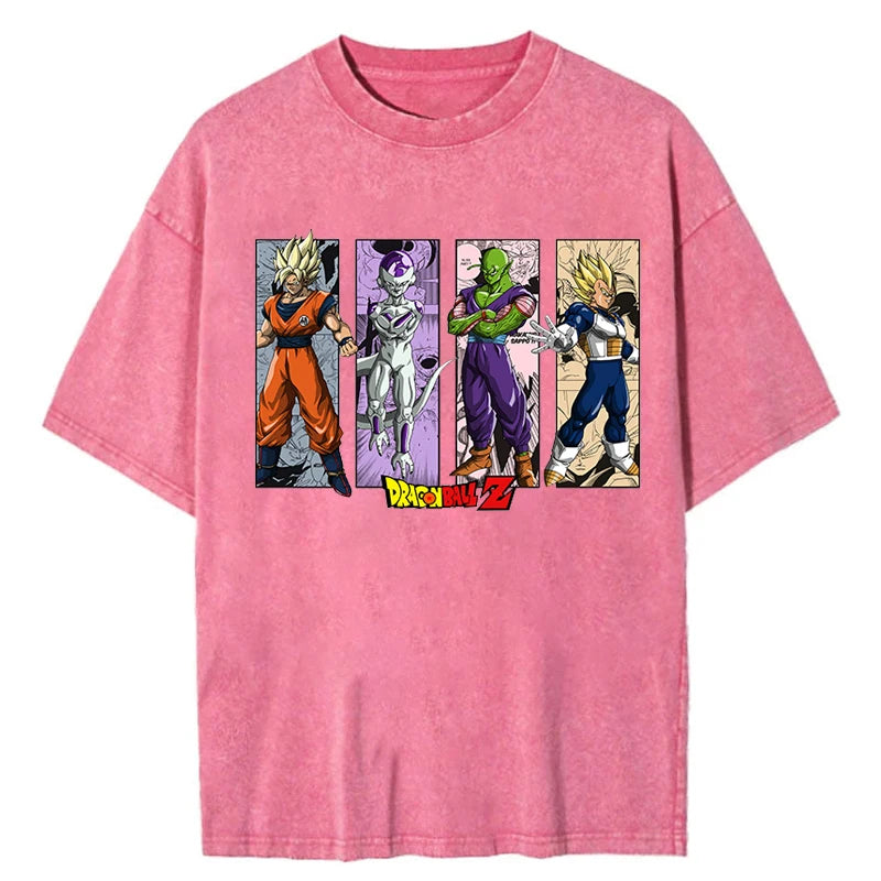 Dragonball 1987 Calendar Vintage Tshirt Pink 5