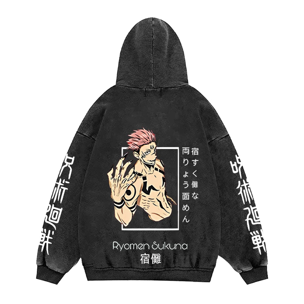 Jujutsu Kaisen Geto Suguru Vintage Hoodie Style 11