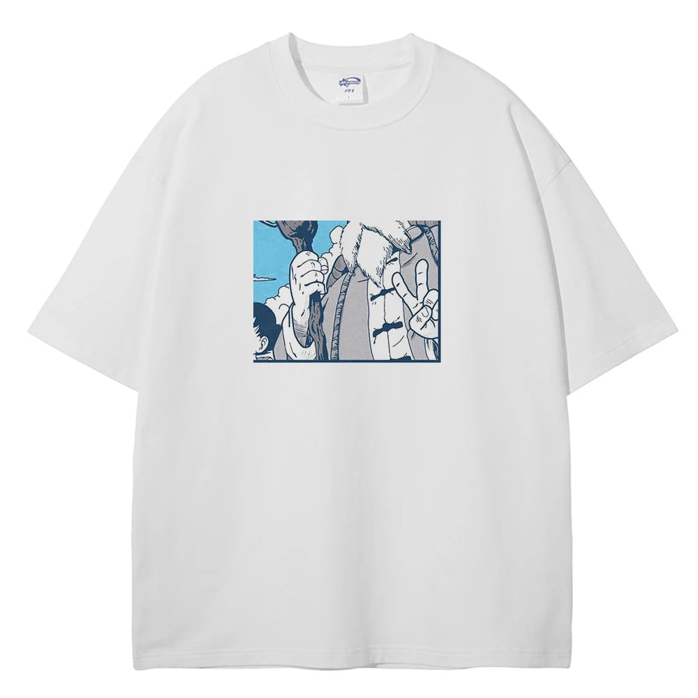 Jujutsu Kaisen Toji Shooter Anime Tshirt White 4