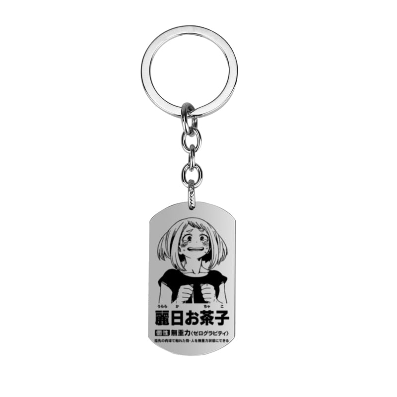 My Hero Academia Anime Dog Tag Necklace S6 OCHACO URARAKA 1