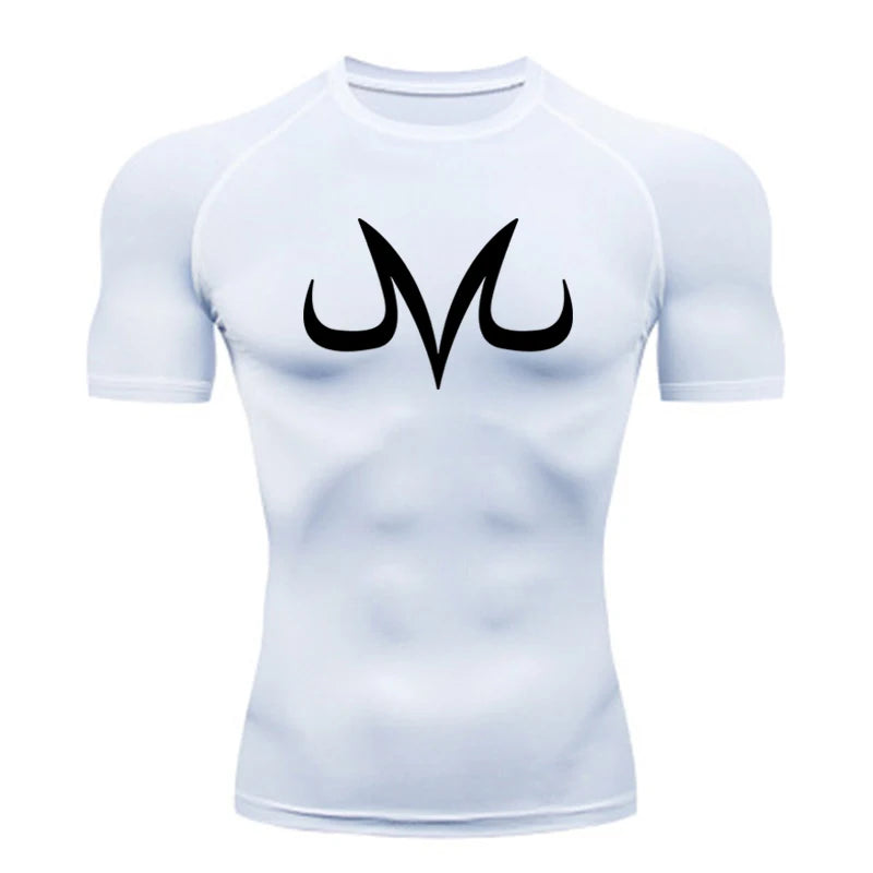 Anime Elements Gym Fit Tshirt White-2