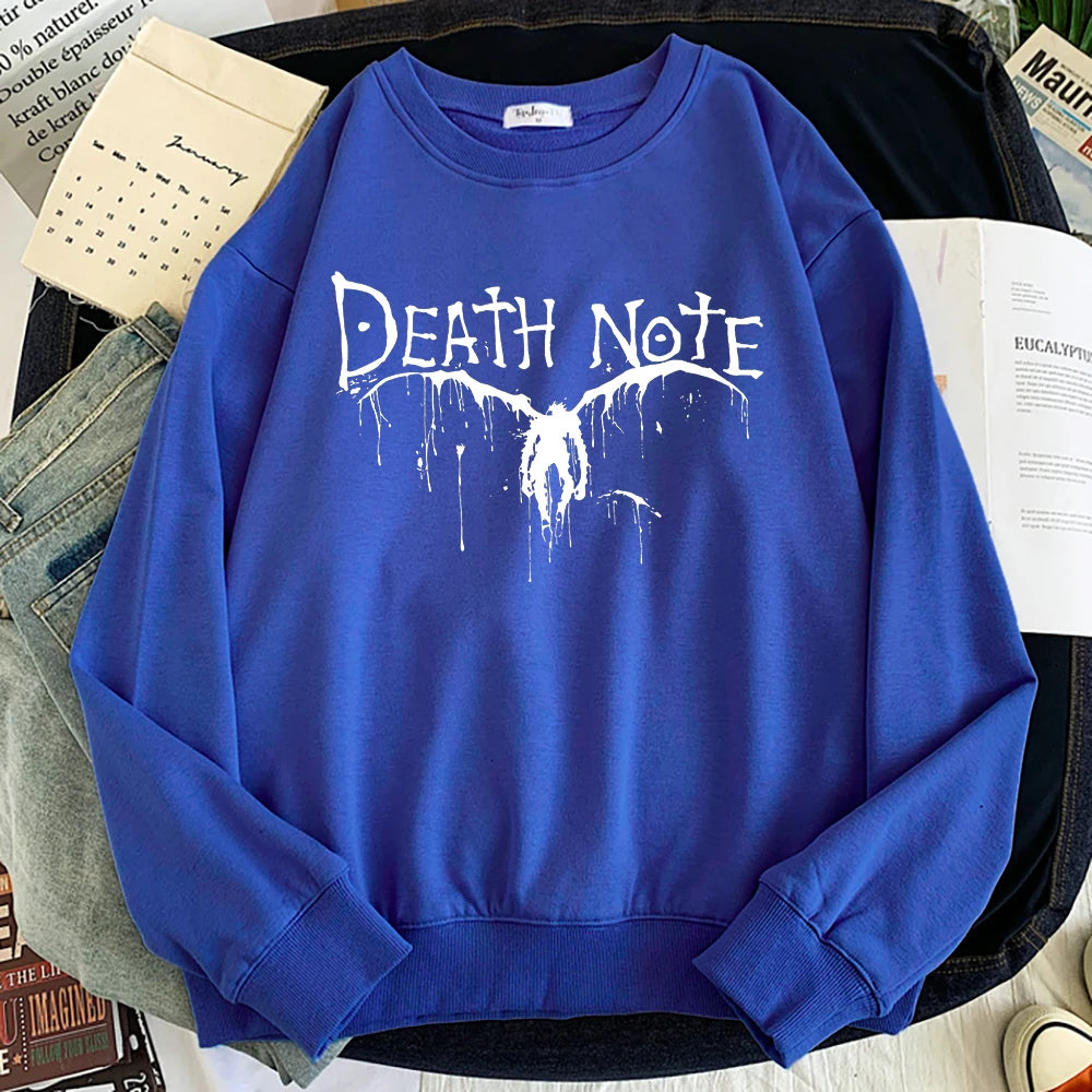 Death Note Long Sleeve Sweatshirt Blue