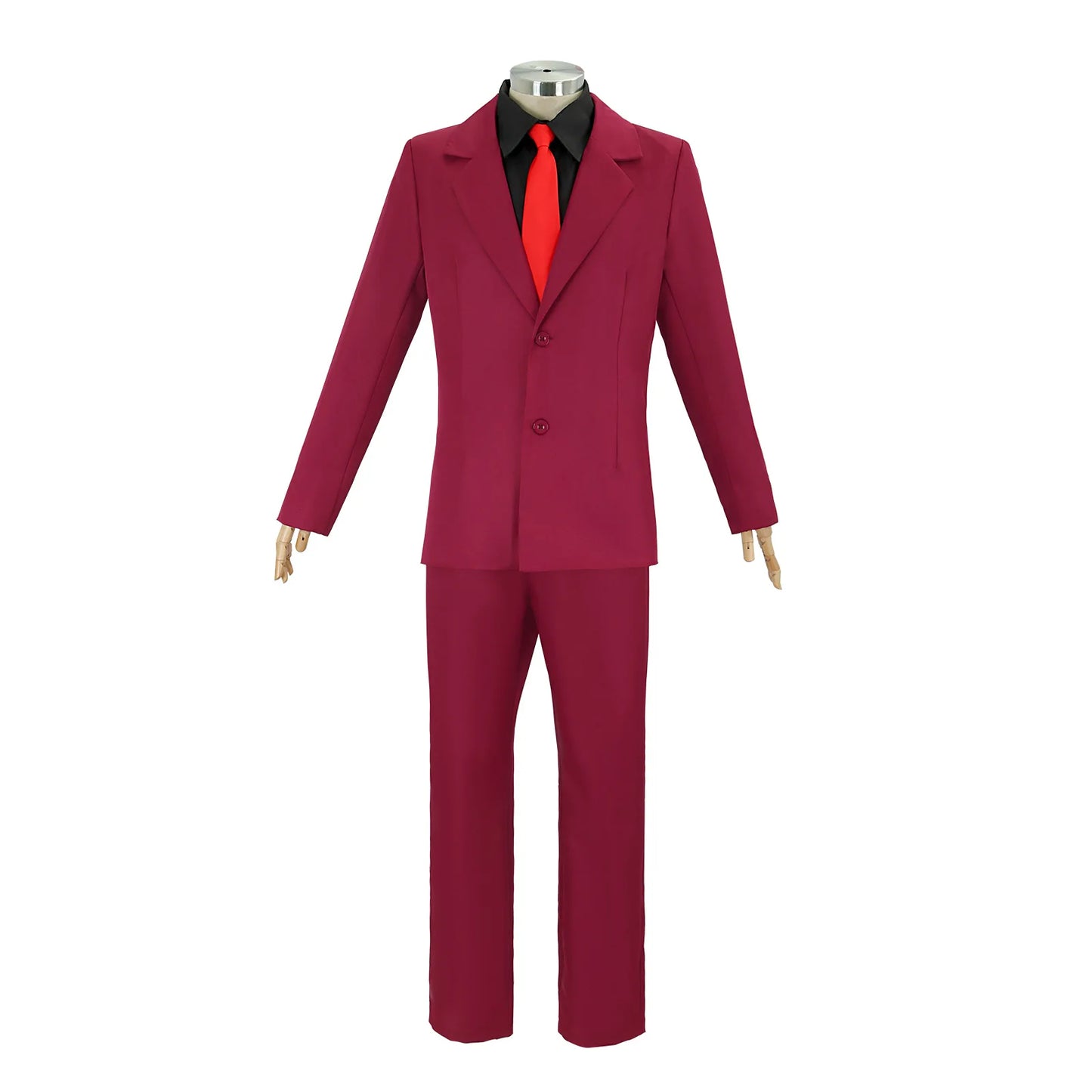 One Piece Sanji Red Cosplay Costume Red