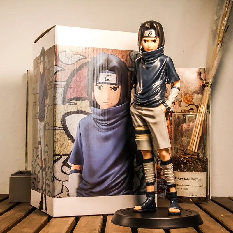 NARUTO PVC Model Action Figure Kid Sasuke 24cm