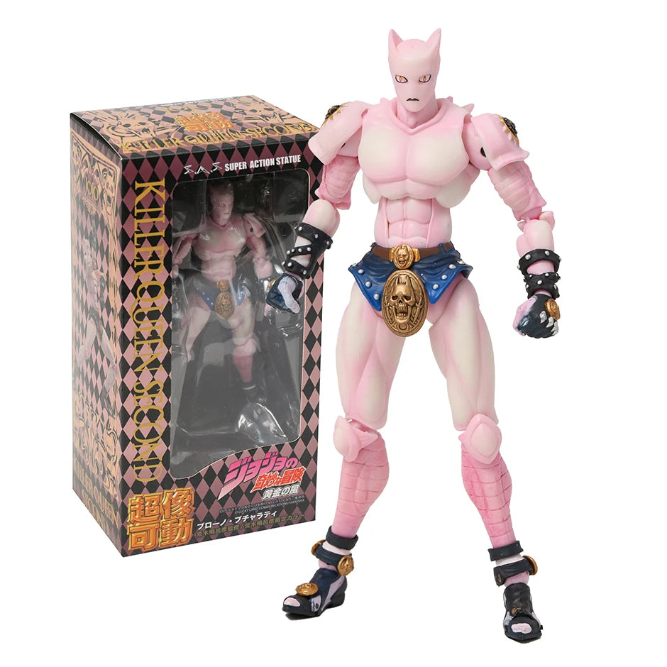 Jojos Bizarre Adventure Star Platinum Action Figure KillerQueen pink box