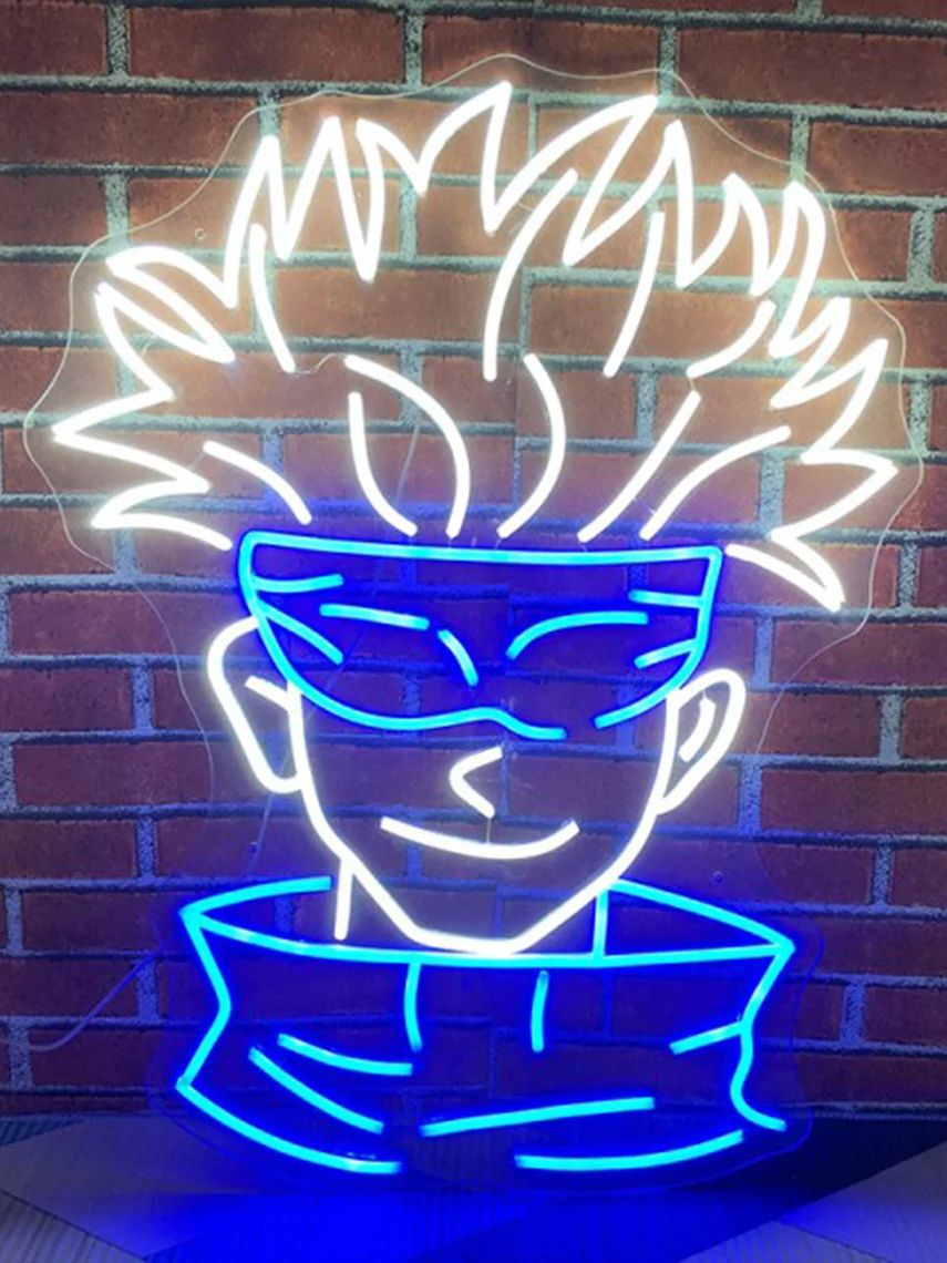 Anime Neon Sign Creative Custom Lighting Gengar Game Room Light for Game  Room Bedroom Wall Decor Demon Halloween Ghost Neon Ligh - Walmart.com