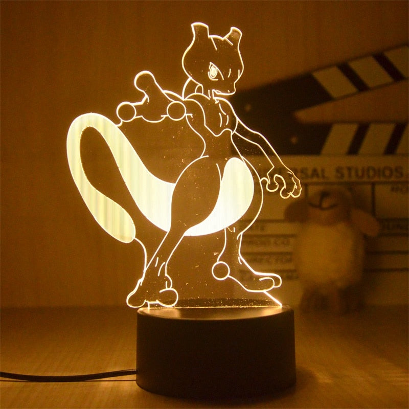 Pokemon Anime 3D LED desk lamp Action Figure 25 12cm