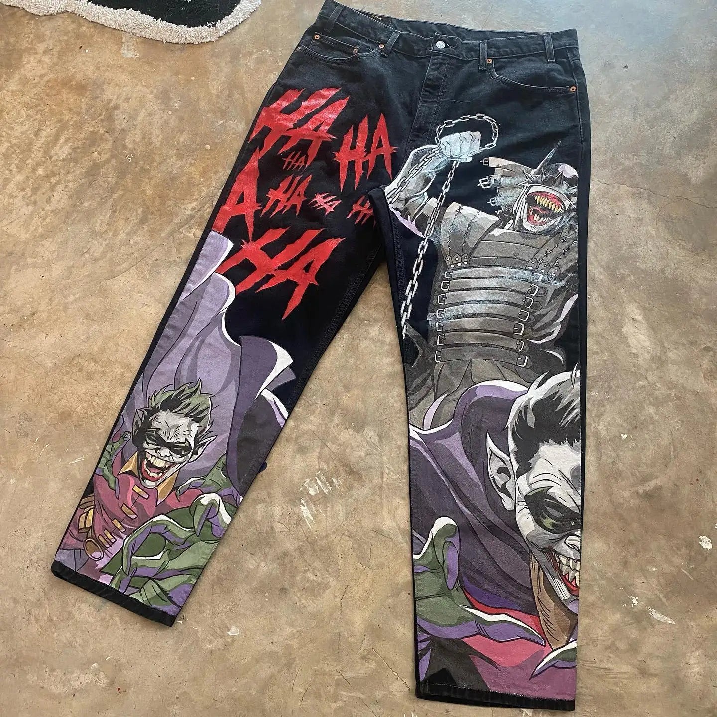 Anime Joker Denim Jeans 1