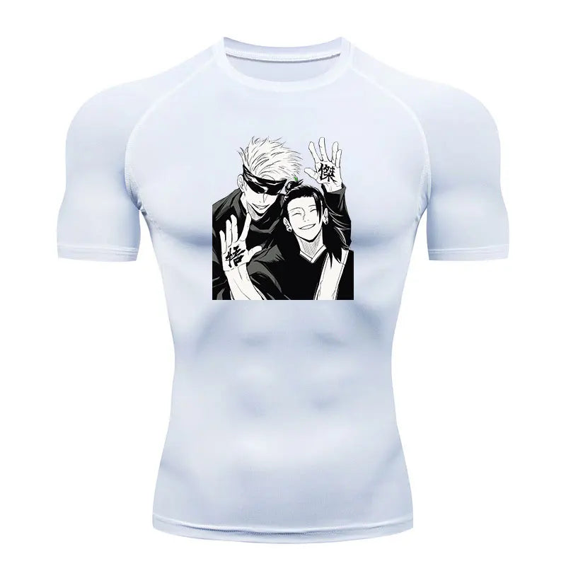 Jujutsu Kaisen Gym Fit T-shirt white8