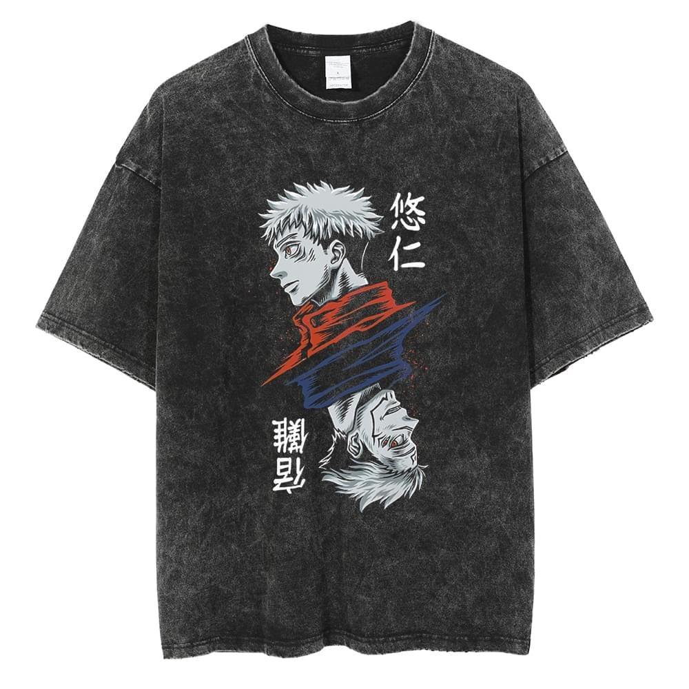 Jujutsu Kaisen Washed Vintage Style T Shirt 7
