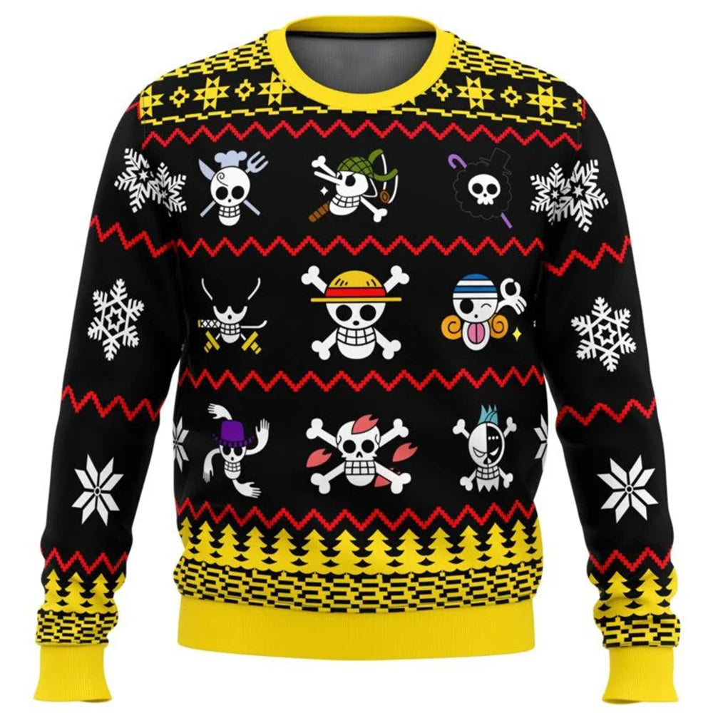 Luffy Gear 5 Ugly Christmas Sweater (Kids) Style 3