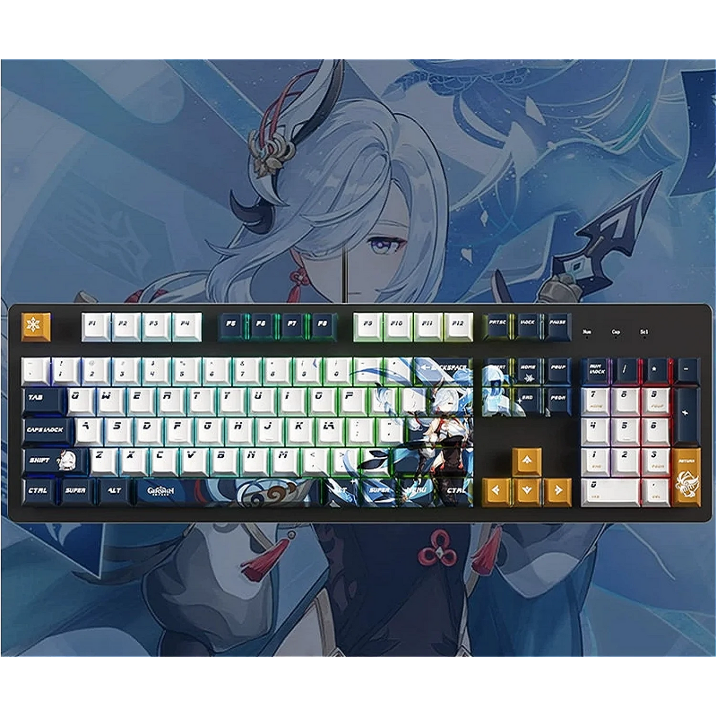 Genshin Impact Anime Keycaps Style 2 Cherry keycaps