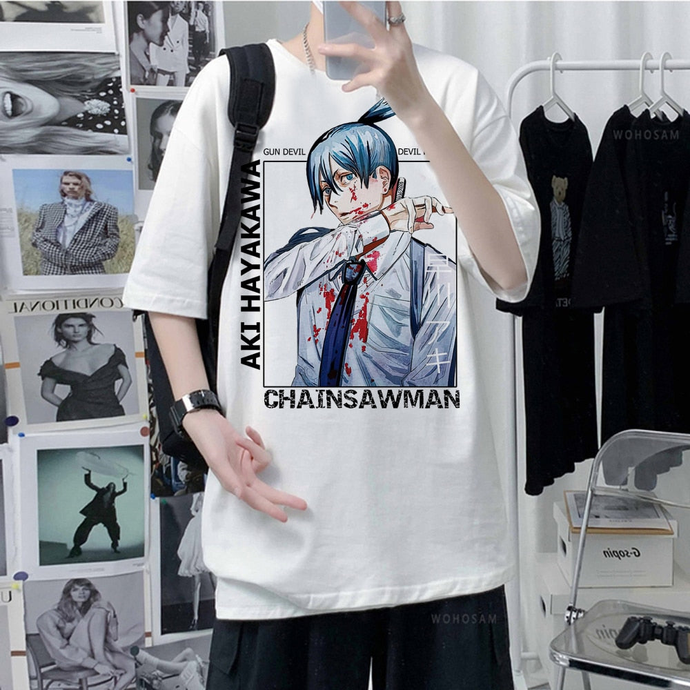 Chainsaw Man Anime T Shirt 14