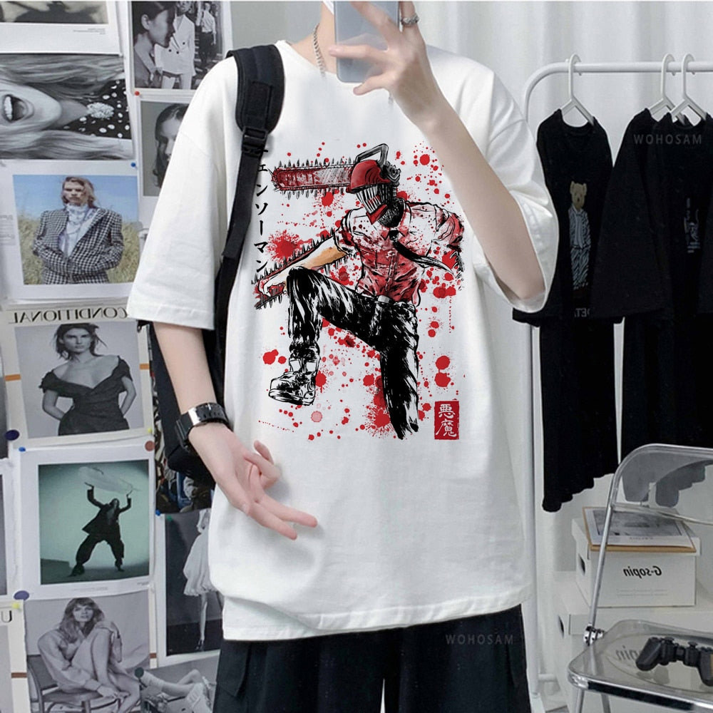 Chainsaw Man Anime T Shirt 15