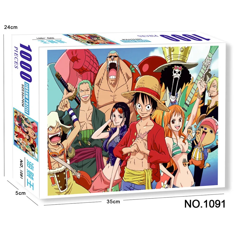 Onepiece Puzzle 1000 pcs | High Quality Anime Zigsaw Puzzle 