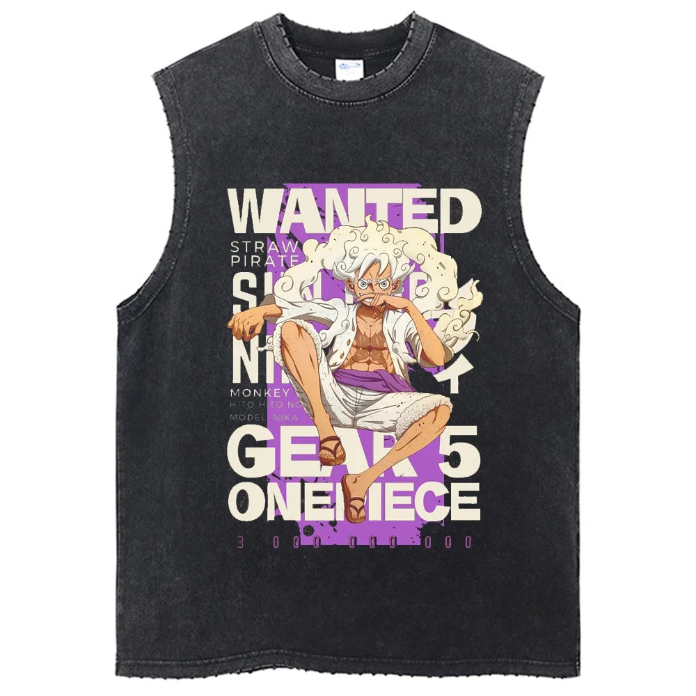 One Piece Luffy Tanktop Style 13