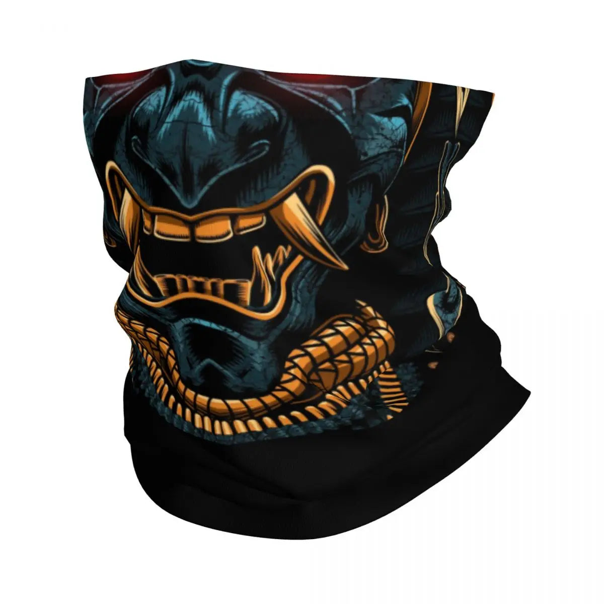 Komainu Samurai Oni Neck Warmer Scarf 9