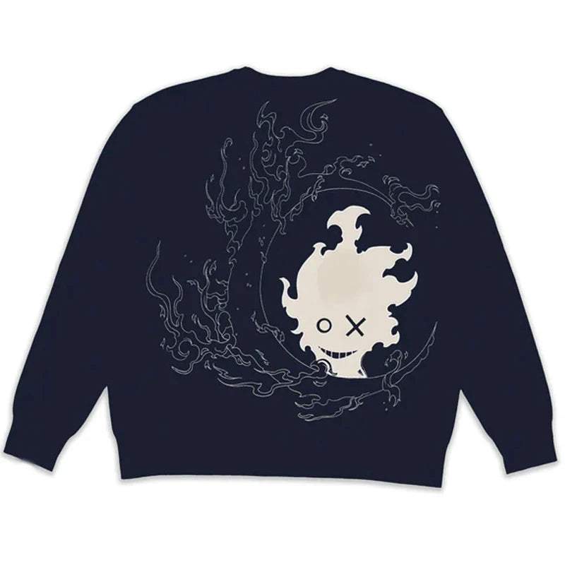 Benimaru doppelganger fire force Anime Sweater Blue