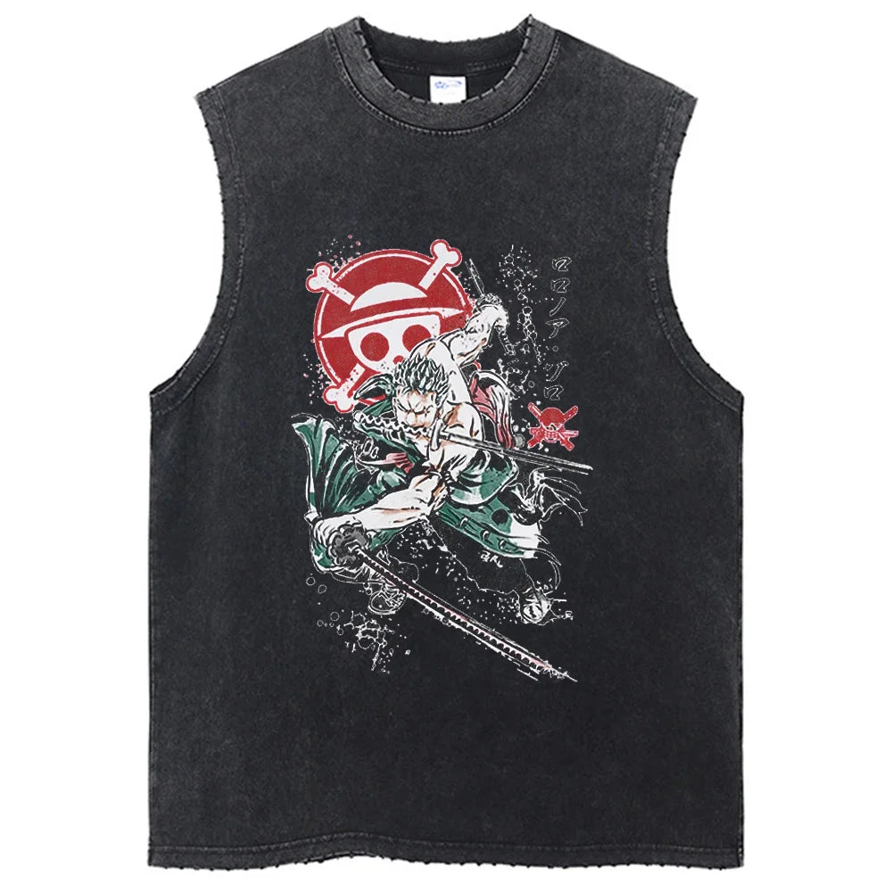 One Piece Luffy Tanktop Style 1