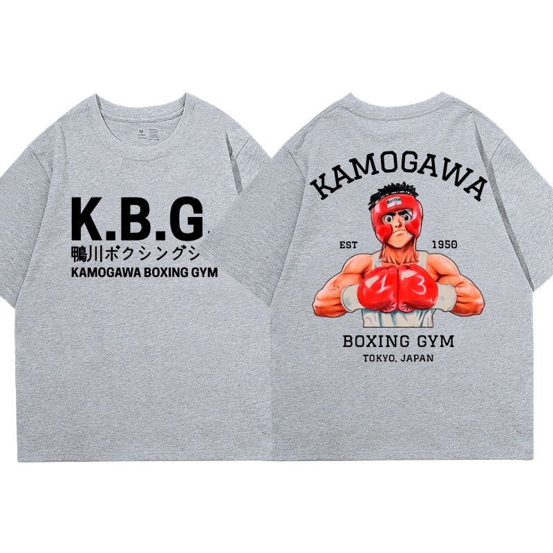 Hajime No Ippo Kamogawa Boxing Gym T Shirt Style 1