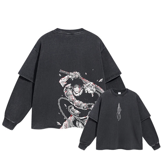 Jujutsu Kaisen Anime Double Layer Sweatshirt Style 7