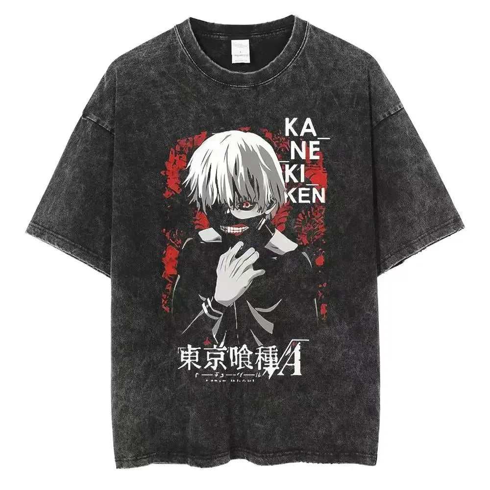 Tokyo Ghoul Kaneki Ken Vintage Tshirt Style 2