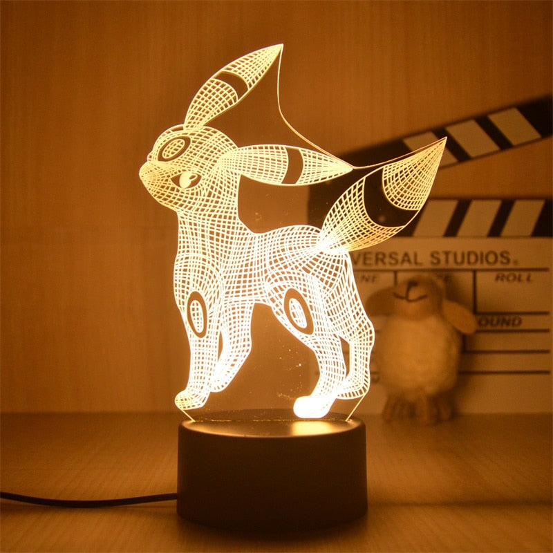 Pokemon Anime 3D LED desk lamp Action Figure 19 12cm