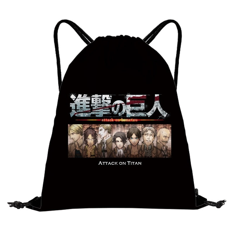 Jujutsu Kaisen Drawstring Bag ( Multiple Anime ) AOT 2