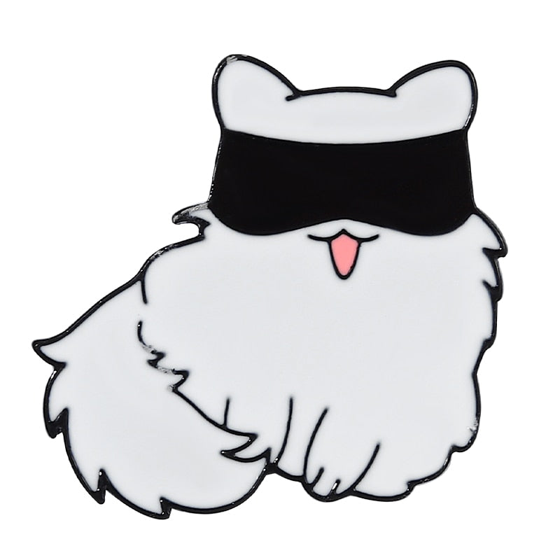 Gojo Satoru Cats Pin Badge 3