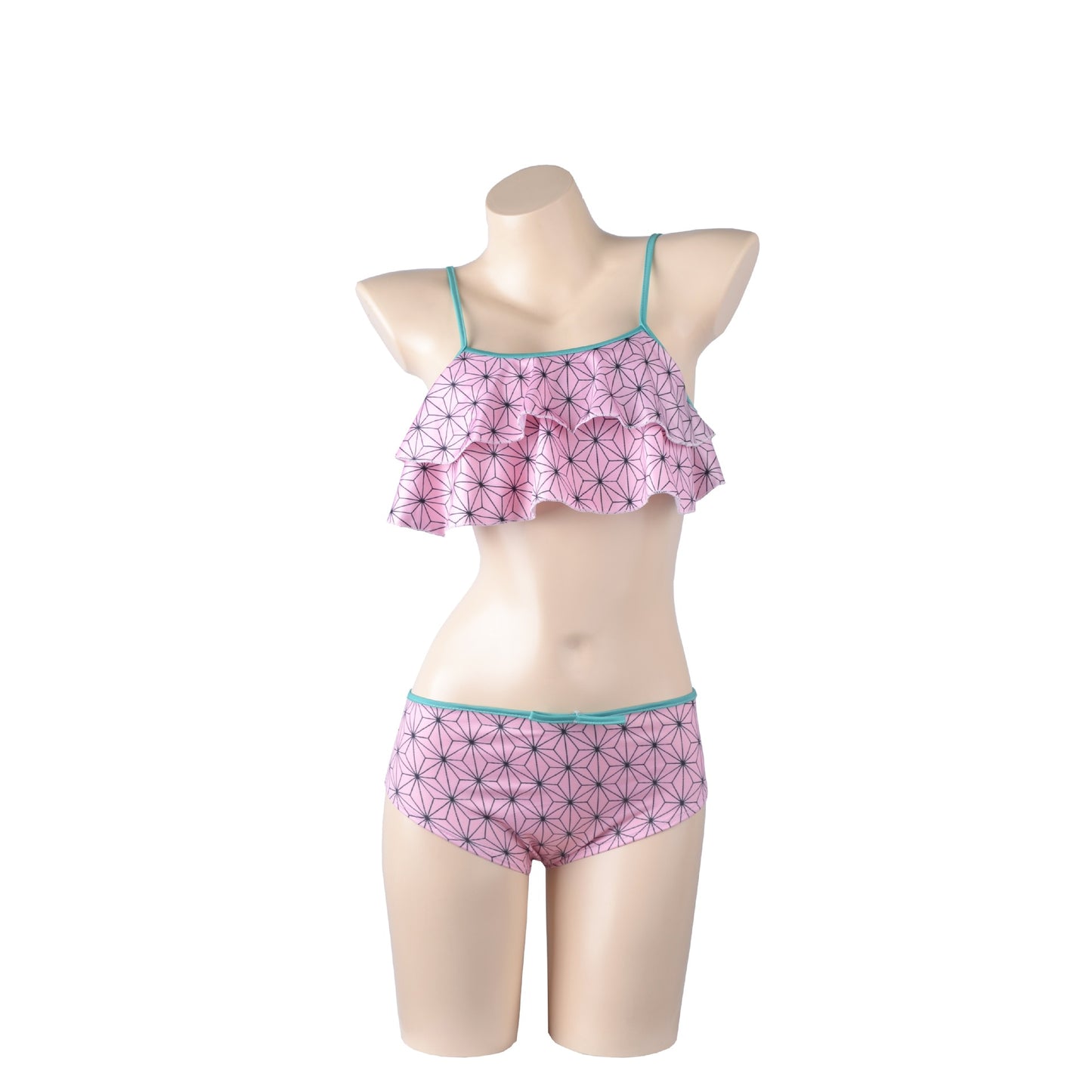 Demon Slayer Bikini Sukumizu Swimsuit pink