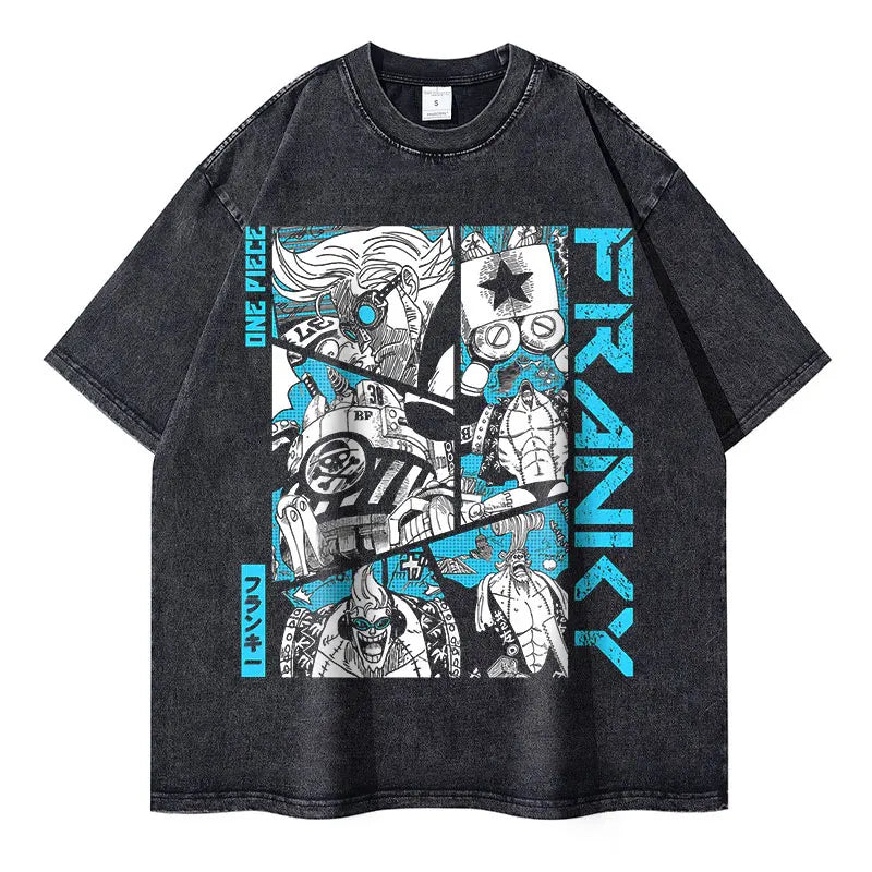 One Piece Oversized Washed T-shirt 13