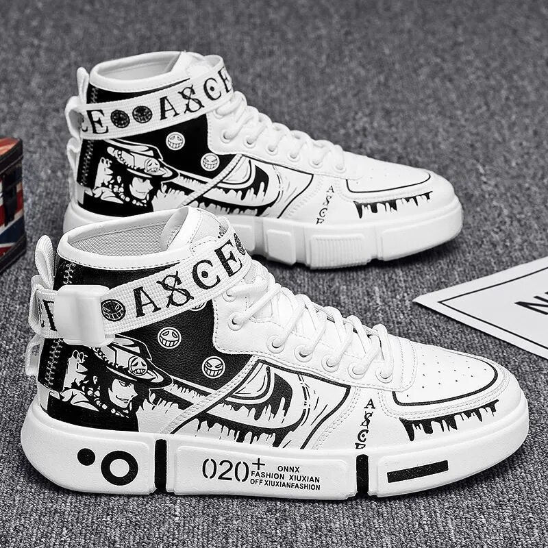 Onepiece Shoes Sneakers | High Quality Anime Shoes | Anime 