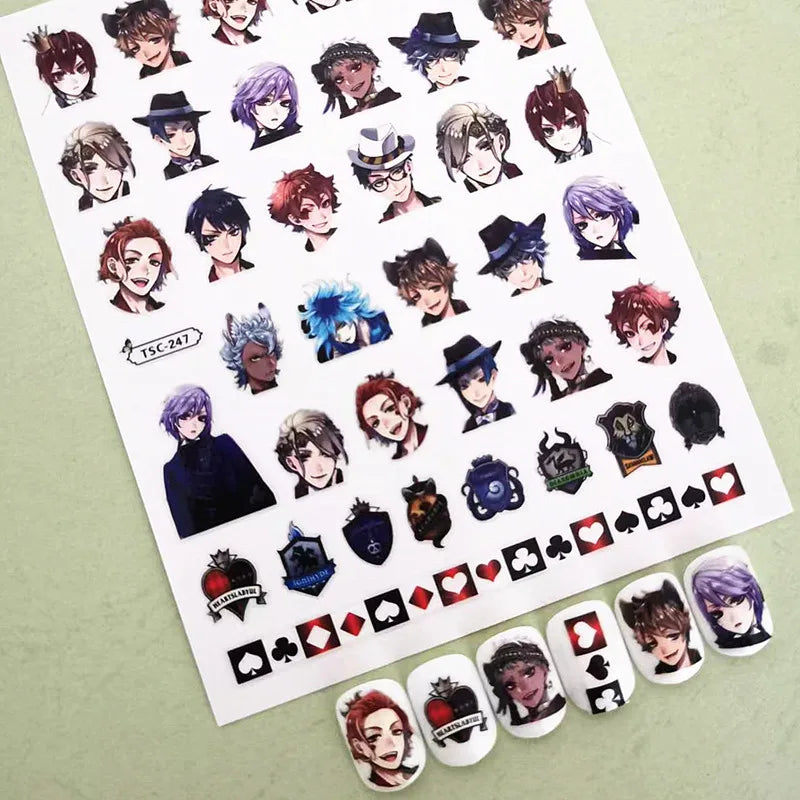 Tokyo Revengers Anime Acrylic Nails Sticker